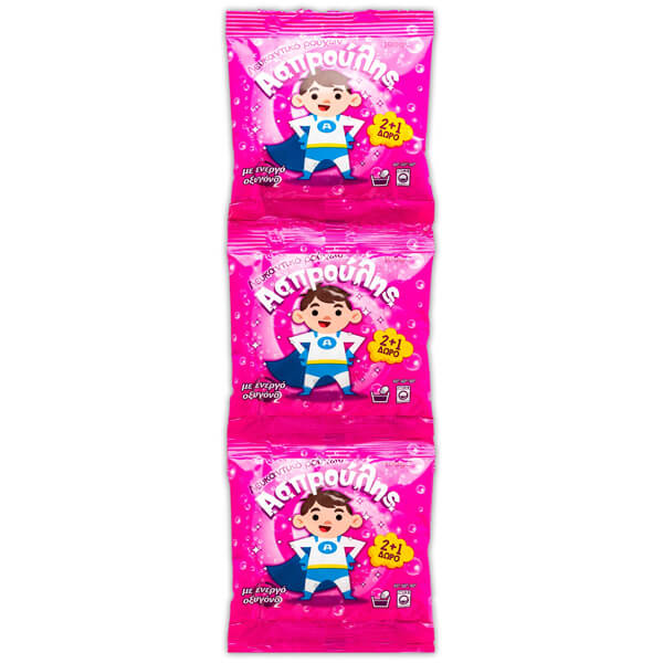 ΑΣΠΡΟΥΛΗΣ ΛΕΥΚΑΝΤΙΚΟ ΡΟΥΧΩΝ 100gr. - (2+1 ΔΩΡΟ)