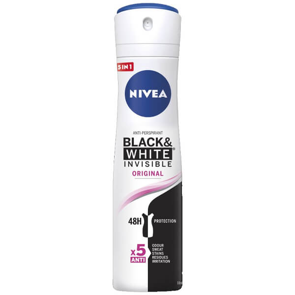 NIVEA DEO WOMEN 150ml - (B & W) (CLEAR INVISIBLE)