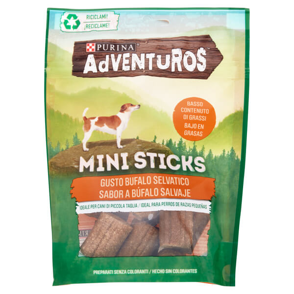 PURINA ADVENTUROS ΣΚΥΛΟΤΡΟΦΗ STICKS 90gr. - (ΒΟΥΒΑΛΙ)