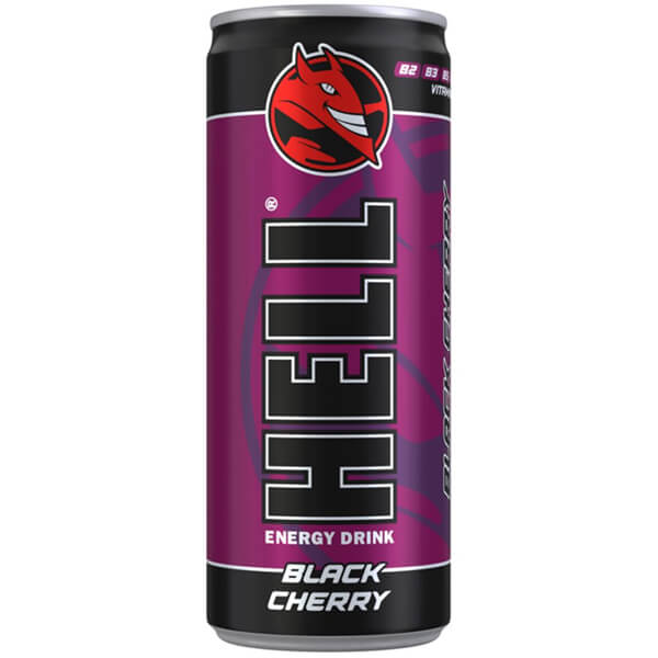 HELL ENERGY DRINK 250ml - (BLACK CHERRY)