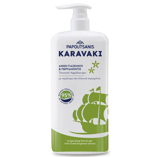 PAPOUTSANIS KARAVAKI ΑΦΡΟΛΟΥΤΡΟ 750ml - (ΓΙΑΣΕΜΙ & ΠΕΡΓΑΜΟΝΤΟ) (ΑΝΤΛΙΑ)