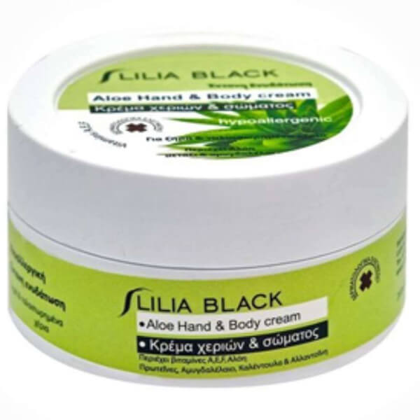 LILIA BLACK ΚΡΕΜΑ ΧΕΡΙΩΝ 200ml - (ALOE VERA)