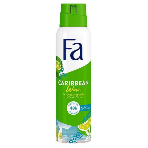 FA DEO SPRAY 150ml - (CARRIBEAN WAVE)
