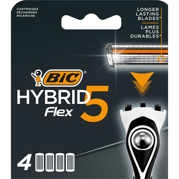 BIC ΞΥΡΑΦΑΚΙΑ ΑΝΤΑΛΛΑΚΤIΚΑ HYBRID FLEX 5 - (4τεμ.)