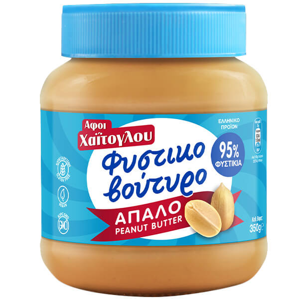 ΧΑΙΤΟΓΛΟΥ ΦΥΣΤΙΚΟΒΟΥΤΥΡΟ ΧΩΡΙΣ ΓΛΟΥΤΕΝΗ 350gr. - (ΑΠΑΛΟ)