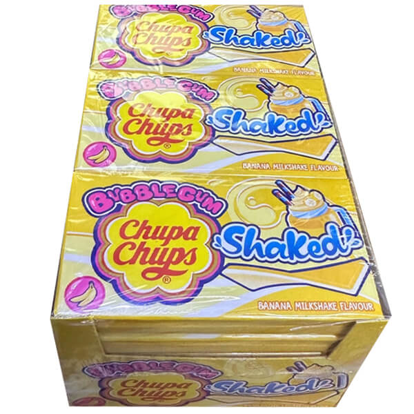 CHUPA CHUPS SHAKED BUBBLEGUM (18τεμ.) - (BANANA MILKSHAKE) (1684904)