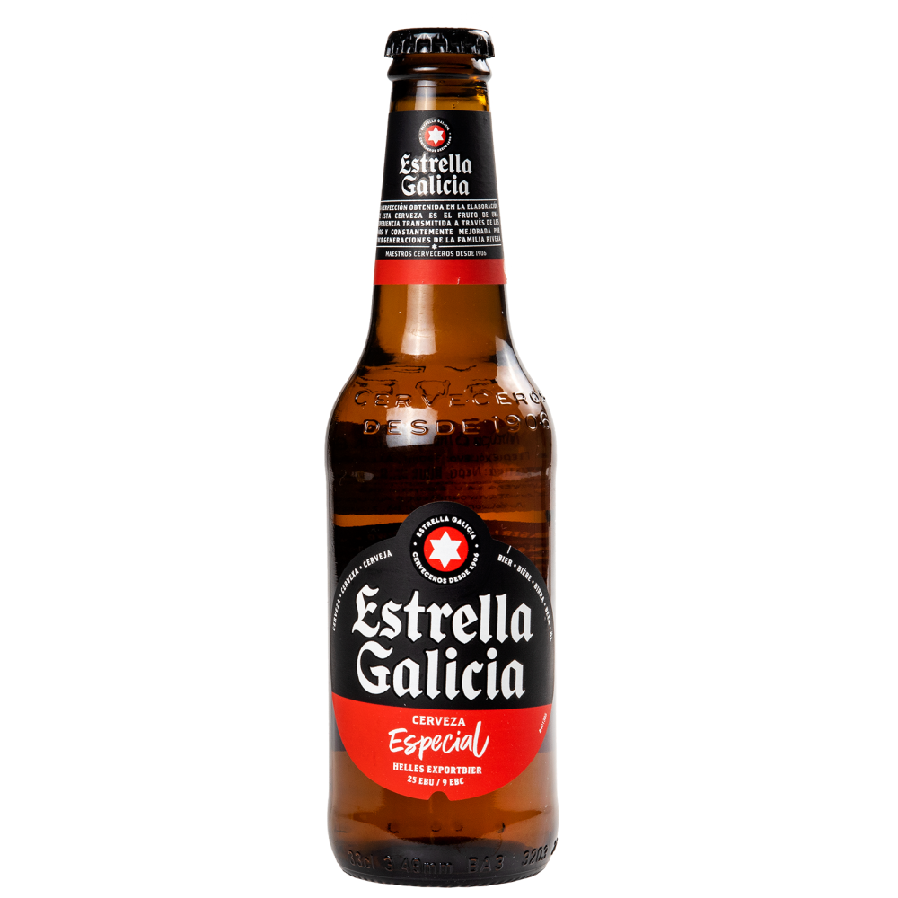 Estrella Galicia Especial Μπύρα Φιάλη 330ml