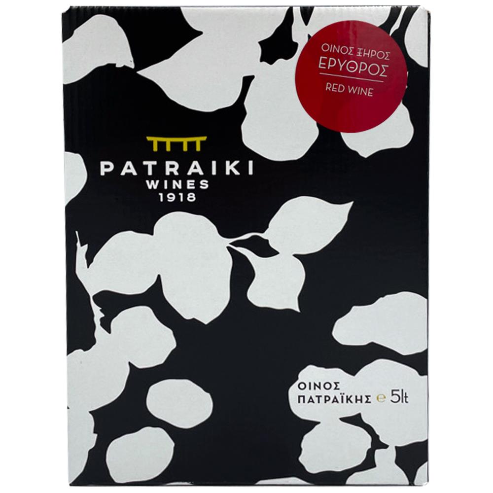 Πατραϊκή Ερυθρός Οίνος Σε Ασκό 5L