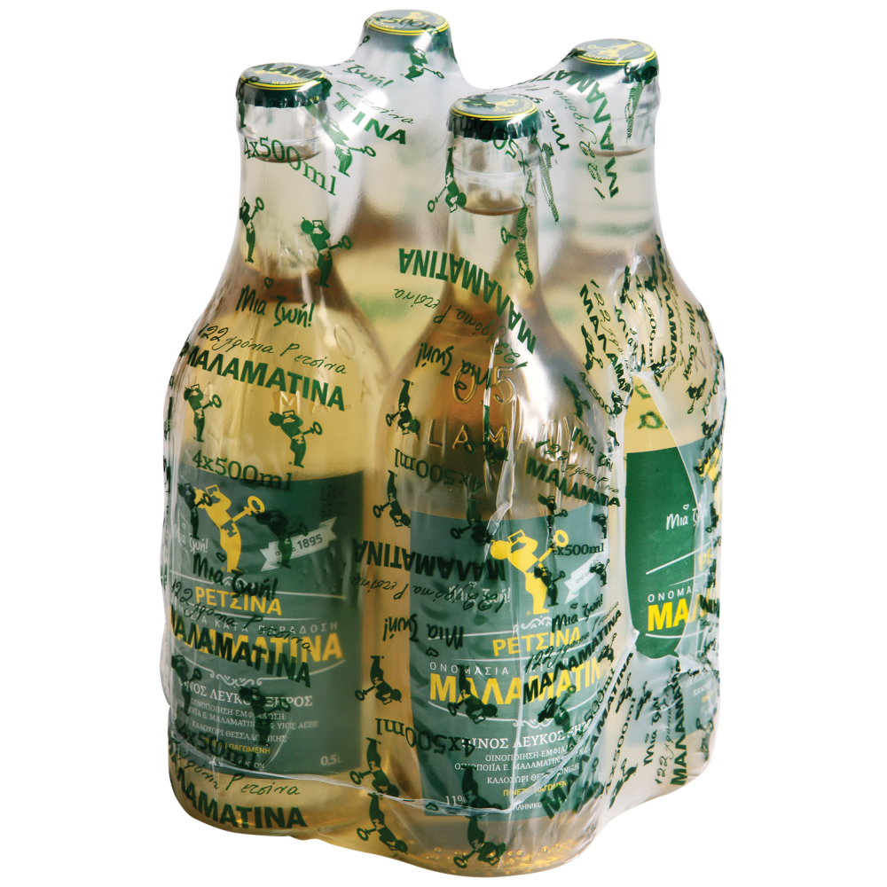 Μαλαματίνα Ρετσίνα 4x500ml