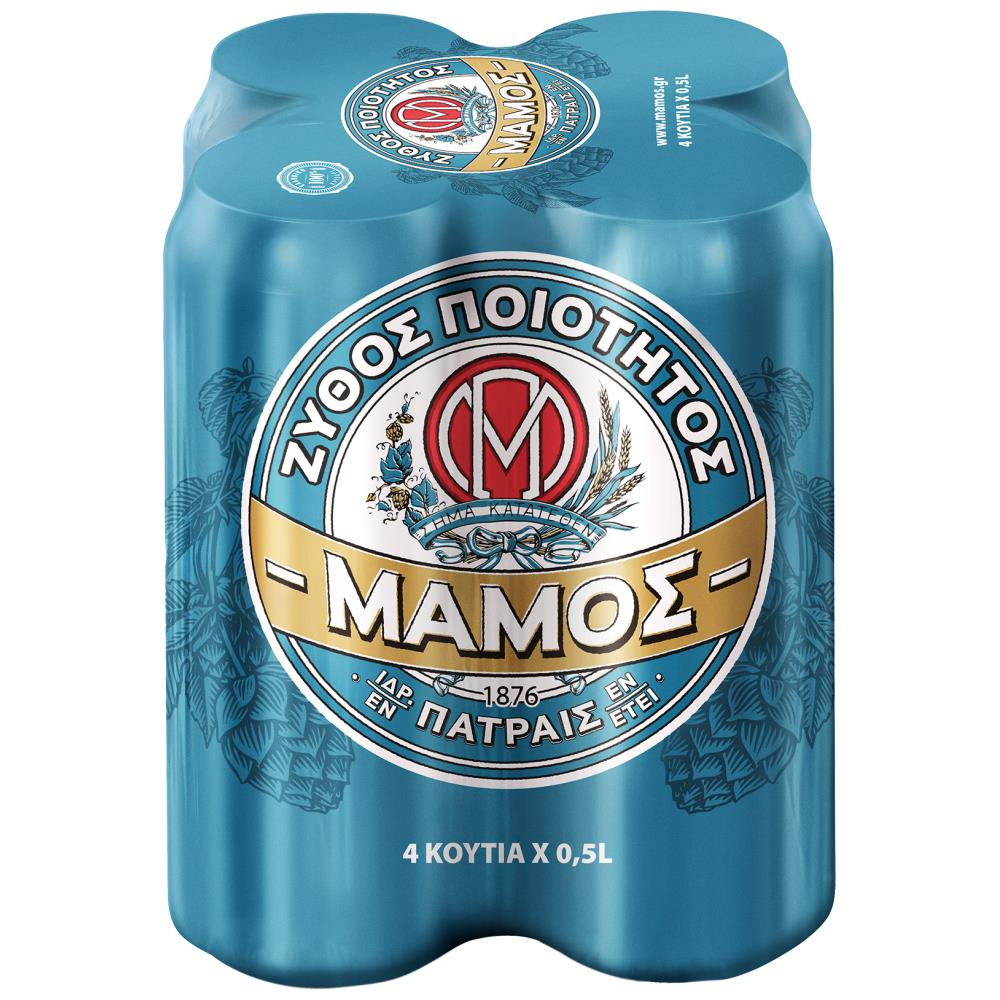 Μάμος Μπύρα Pilsner Κουτί 4x500ml