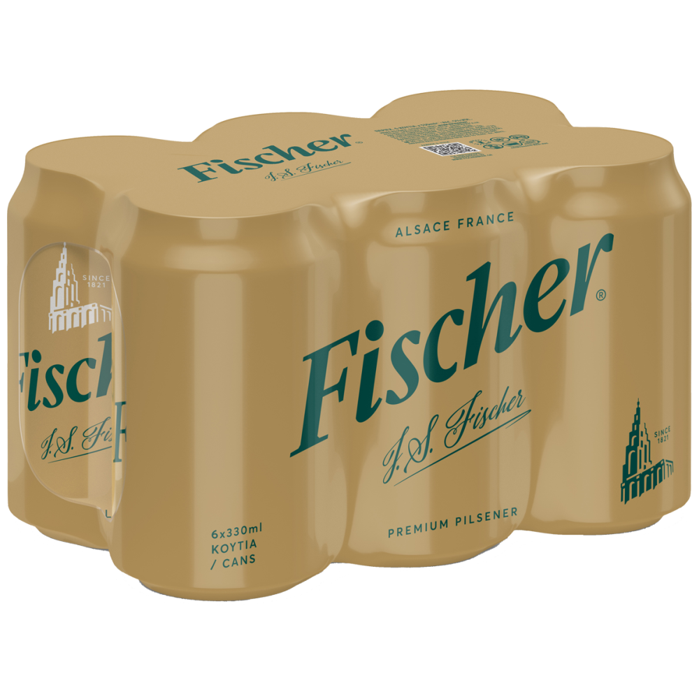 Fischer Μπύρα Pilsner Κουτί 6x330ml