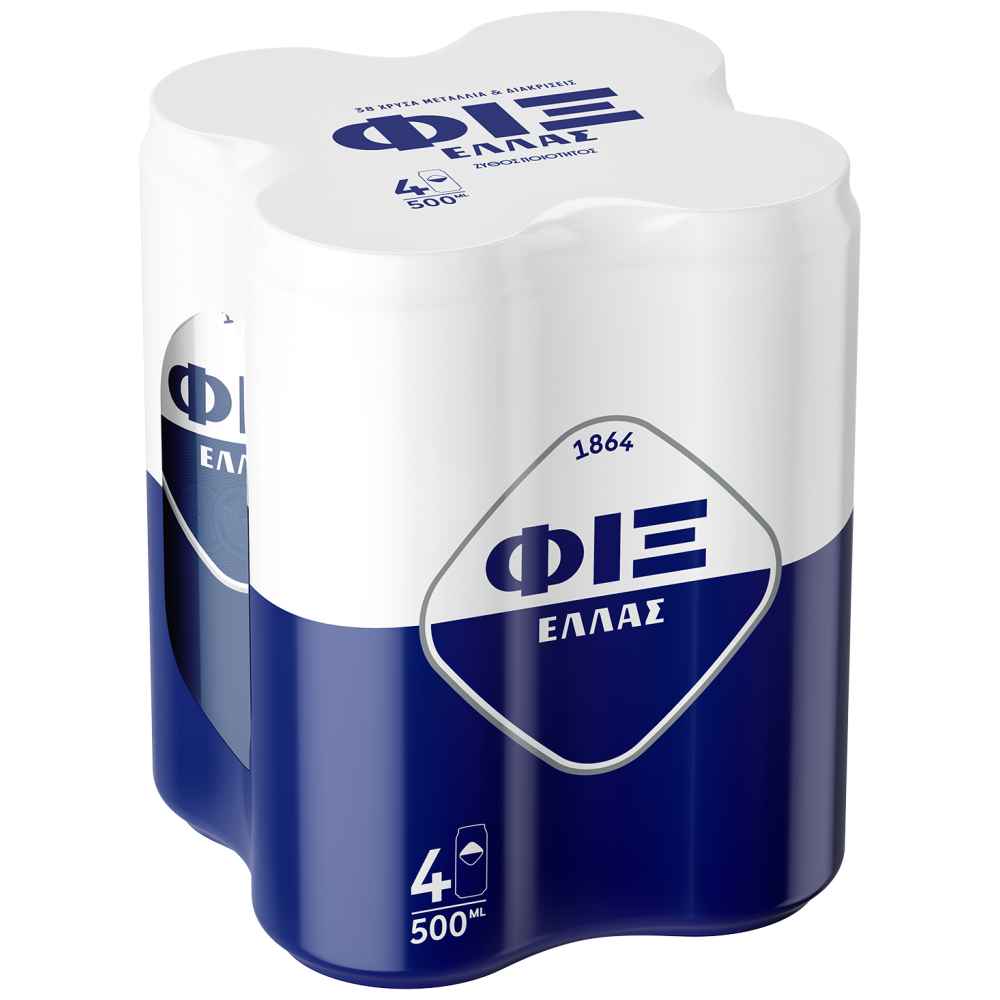 Fix Μπύρα Κουτί 4x500ml