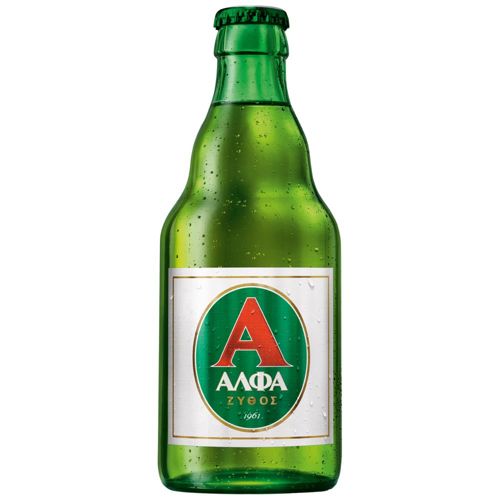 Άλφα Retro Μπύρα Lager Φιάλη(330ml)