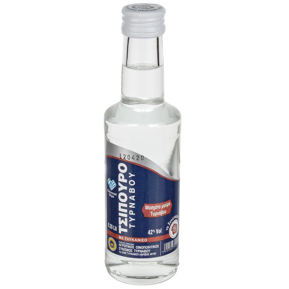Τυρνάβου Τσίπουρο Με Γλυκάνισο 200ml