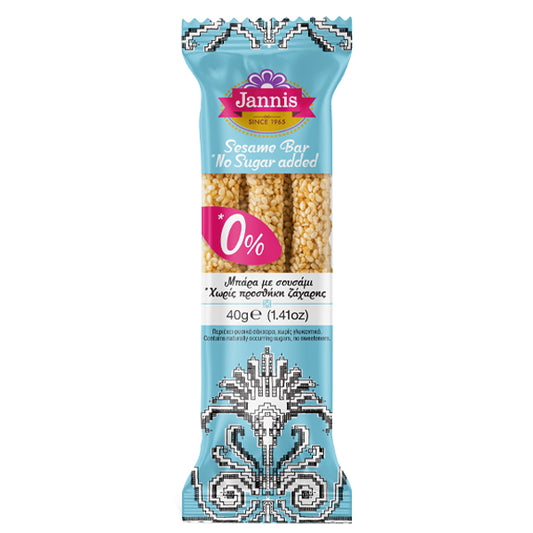 JANNIS ΠΑΣΤΕΛΙ 40gr. - (ΣΟΥΣΑΜΙ - 0% ΖΑΧΑΡΗ)