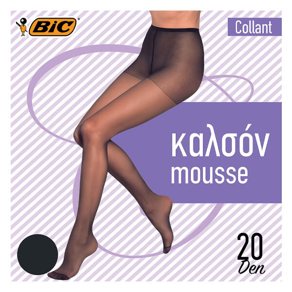 BIC ΚΑΛΣΟΝ COLLANT 20DEN (Νο3-4) - (ΜΑΥΡΟ)