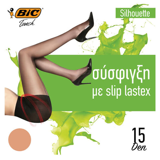 BIC ΚΑΛΣΟΝ SILHOUETTE 15DEN (MEDIUM) - (ΜΕΛΙ)