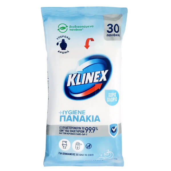 KLINEX ΥΓΡΑ ΠΑΝΑΚΙΑ 30τεμ. - (ΦΡΕΣΚΑΔΑ ΩΚΕΑΝΟΥ)