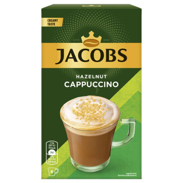 JACOBS STICKS CAPPUCCINO (8τεμ. x 17,8gr.) - (ΦΟΥΝΤΟΥΚΙ)