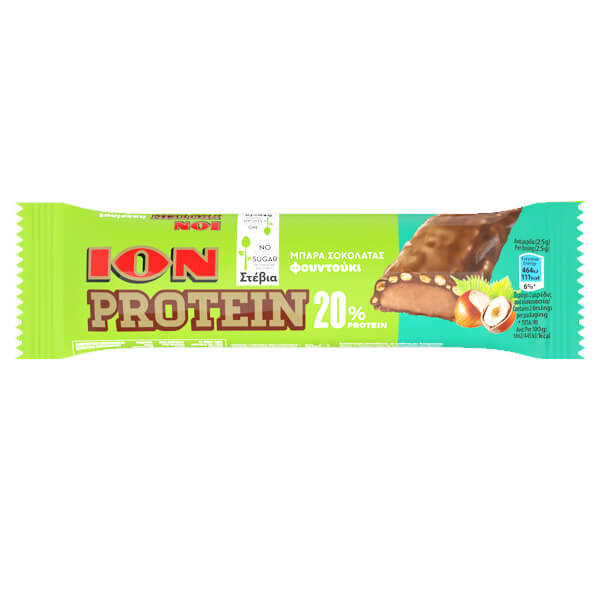 ΙΟΝ PROTEIN ΜΠΑΡΑ ΣΟΚΟΛΑΛΑΤΑΣ 50gr. - (ΦΟΥΝΤΟΥΚΙ STEVIA) (9230)