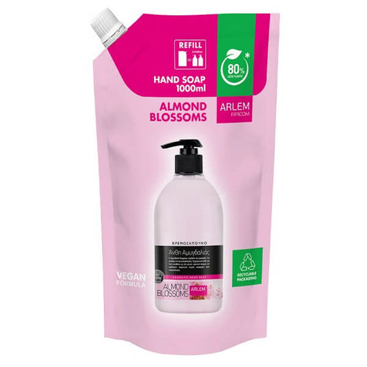 FARCOM ARLEM ΚΡΕΜΟΣΑΠΟΥΝΟ 1lit - (DOYPACK) (ΑΝΘΗ ΑΜΥΓΔΑΛΙΑΣ)