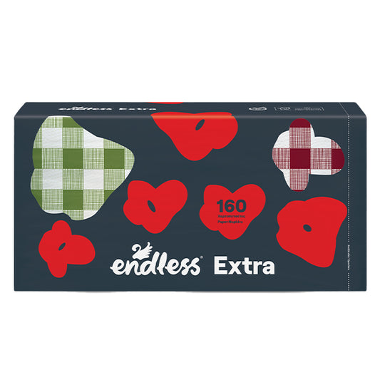 ENDLESS ΧΑΡΤΟΠΕΤΣΕΤΑ EXTRA 160τεμ. - (2 PACK) (ΚΑΡΩ)