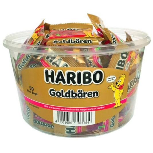HARIBO ΖΑΧΑΡΩΤΑ 10gr - (GOLDBEARS) (MINI) (50x10gr)