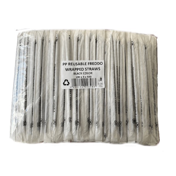 ΕΠΑΝΑΧΡΗΣ/ΝΟ ΚΑΛΑΜΑΚΙ FREDDO 18cm - (ΜΑΥΡΟ) (ΣΕ ΧΑΡΤΙ) (500τεμ.)