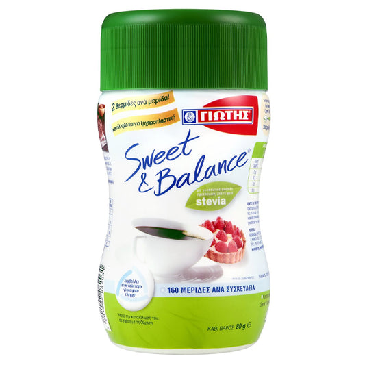 ΓΙΩΤΗΣ SWEET AND BALANCE ΓΛΥΚΑΝΤΙΚΟ ΣΕ ΣΚΟΝΗ 80gr.