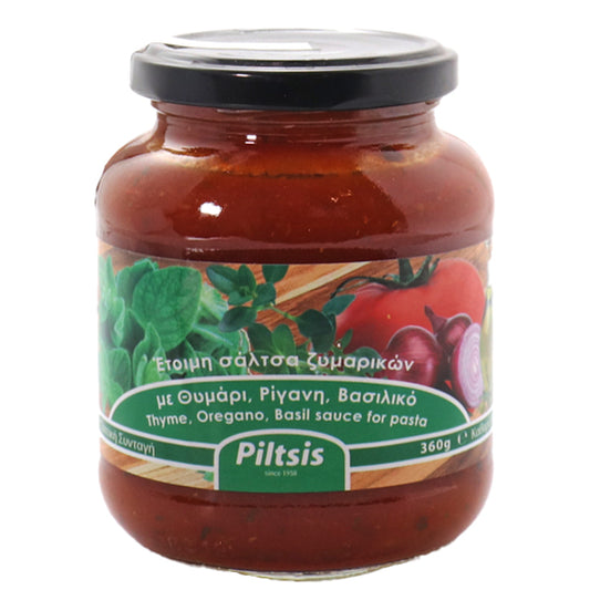 PILTSIS ΣΑΛΤΣΑ ΖΥΜΑΡΙΚΩΝ 360gr - (ΘΥΜΑΡΙ & ΡΙΓΑΝΗ & ΒΑΣΙΛΙΚΟ)