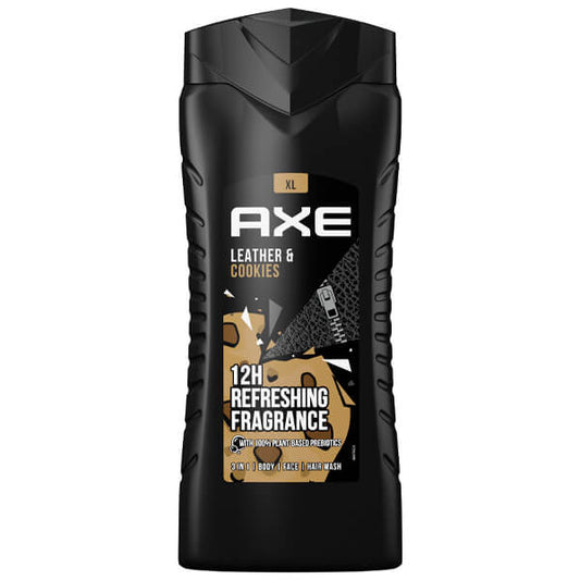 AXE SHOWER GEL 400ml - (LEATHER & COOKIES)