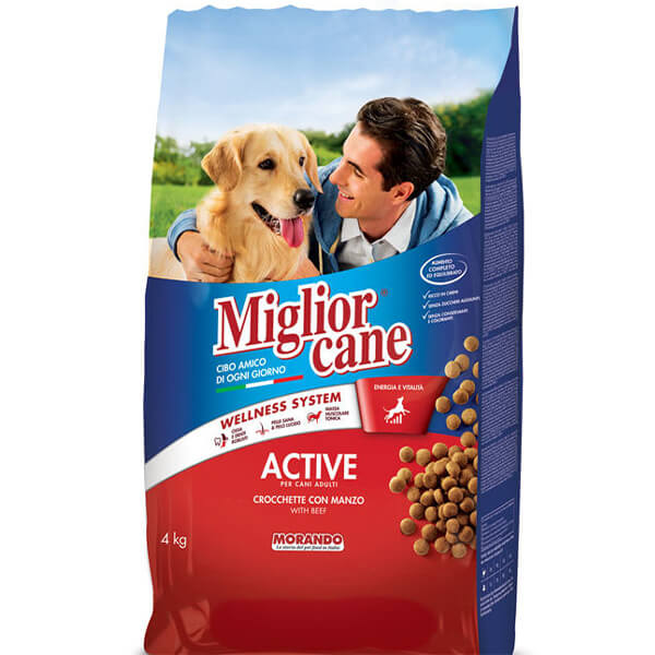 MIGLIOR ΣΚΥΛΟΤΡΟΦΗ ΚΡΟΚΕΤΑ 4kg - (ACTIVE) (ΒΟΔΙΝΟ)