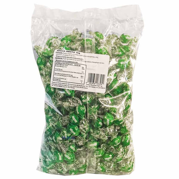 TULIP ΚΑΡΑΜΕΛΑ CRYSTAL 1kg - (MENTA)