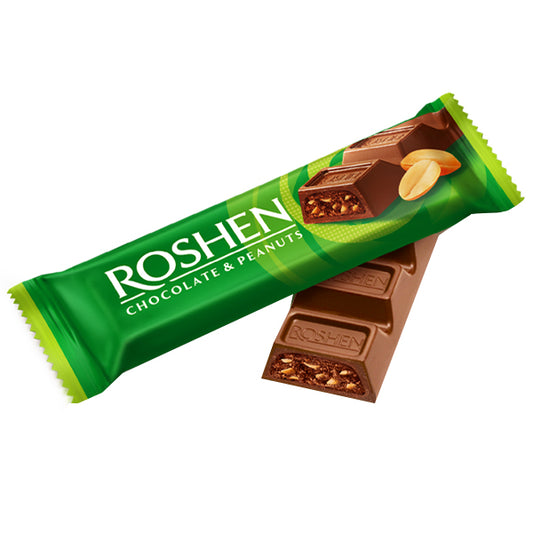 ROSHEN ΜΠΑΡΑ ΣΟΚΟΛΑΤΑΣ 29gr. - (ΓΑΛΑΚΤΟΣ ΜΕ ΦΥΣΤΙΚΙΑ)