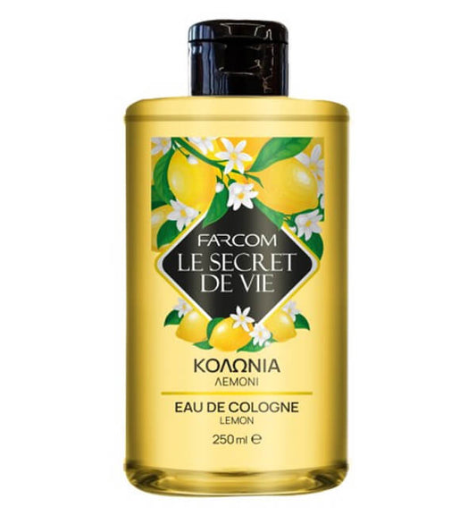FARCOM ΚΟΛΩΝΙΑ LE SECRET DE VIE 80o 250ml - (ΛΕΜΟΝΙ)