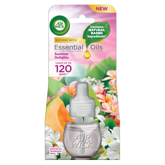 AIR WICK ANΤΑΛΑΚΤΙΚΟ 19ml - (SUMMER DELIGHTS) (ESSENTIAL OILS)
