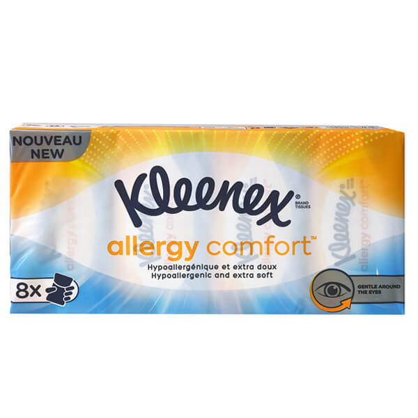 KLEENEX ΧΑΡΤΟΜΑΝΤΗΛΑ ΤΣΕΠΗΣ (8τεμ.) - (ALLERGY COMFORT)