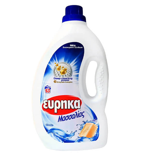 ΕΥΡΗΚΑ ΥΓΡΟ ΑΠΟΡΡΥΠΑΝΤΙΚΟ ΜΑΣΣΑΛΙΑΣ 2,52lit - (63μεζ.)