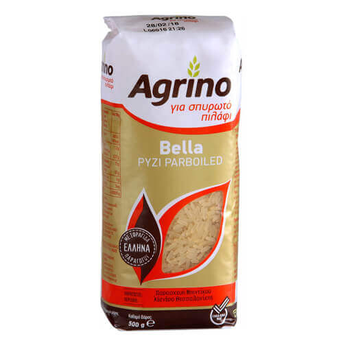 AGRINO ΡΥΖΙ 500gr - (ΜΠΕΛΛΑ) (ΟΓΠ ΕΛΛΗΝΙΚΟ)