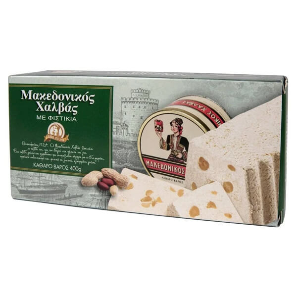 ΜΑΚΕΔΟΝΙΚΟΣ ΧΑΛΒΑΣ 400gr. - (ΜΕ ΦΥΣΤΙΚΙ)