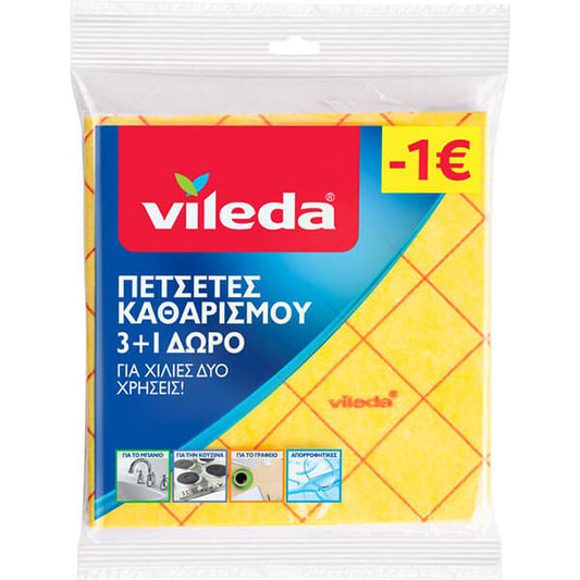 VILEDA ΠΕΤΣΕΤΕΣ ΚΑΘ/ΣΜΟΥ (3+1 ΔΩΡΟ) (-1,00€)