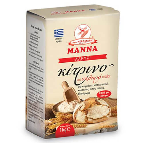 ΜΑΝΝΑ ΑΛΕΥΡΙ 1kg - (ΣΚΛΗΡΟ ΚΙΤΡΙΝΟ)