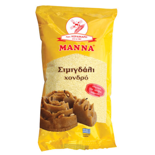 ΜΑΝΝΑ ΣΙΜΙΓΔΑΛΙ 500gr. - (ΧΟΝΔΡΟ)