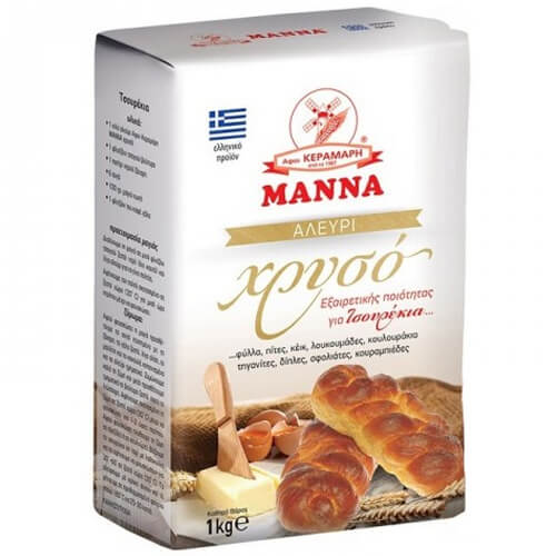 ΜΑΝΝΑ ΑΛΕΥΡΙ ΧΡΥΣΟ 1kg (ΓΙΑ ΤΣΟΥΡΕΚΙΑ)