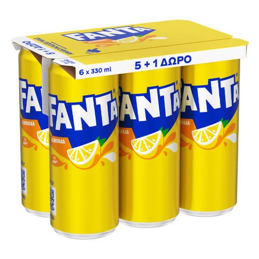 FANTA ΛΕΜΟΝΑΔΑ 330ml - (5+1 ΔΩΡΟ)