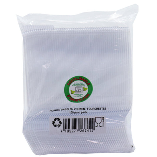 ΠΙΡΟΥΝΙΑ ΠΛΑΣΤΙΚΑ ΔΙΑΦΑΝH ΕΠΑΝ/ΜΕΝΑ (100τεμ.)