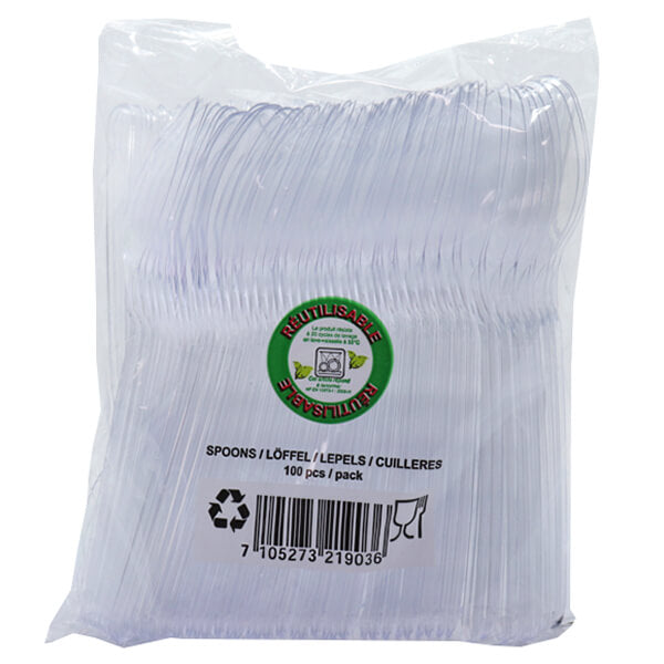 ΚΟΥΤΑΛΙΑ ΠΛΑΣΤΙΚΑ ΔΙΑΦΑΝΗ ΕΠΑΝ/ΜΕΝΑ (100τεμ.)