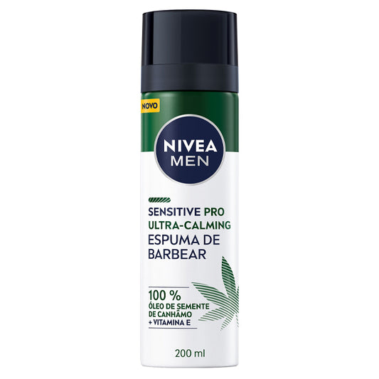 NIVEA ΑΦΡΟΣ ΞΥΡΙΣΜΑΤΟΣ 200ml - (SENSITIVΕ PRO) (ULTRA CALMING)