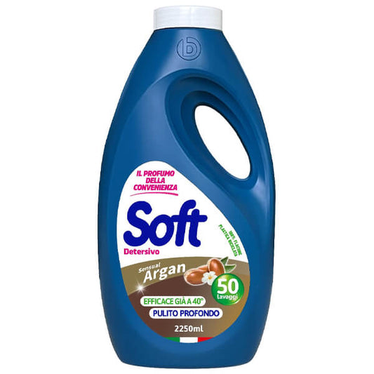 SOFT ΥΓΡΟ ΠΛΥΝΤΗΡΙΟΥ 50μεζ. - (2,25lit) (OLIO DI ARGAN)
