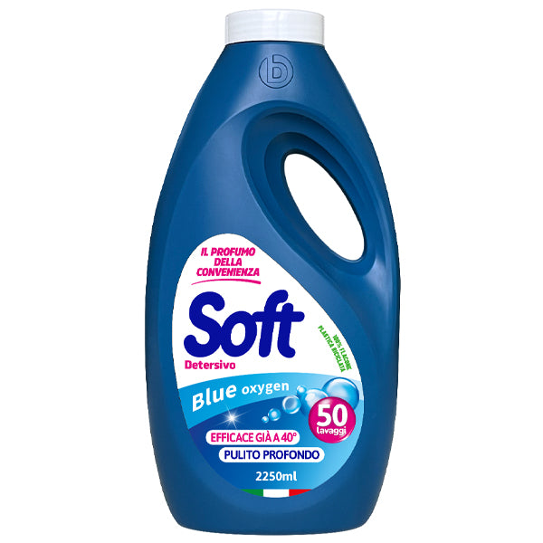 SOFT ΥΓΡΟ ΠΛΥΝΤΗΡΙΟΥ 50μεζ. (2,25lt) - (BLUE OXYGEN)